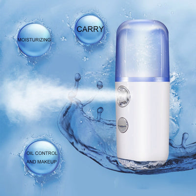 Nano Mist Facial Sprayer Beauty Instrument USB Face Steamer 