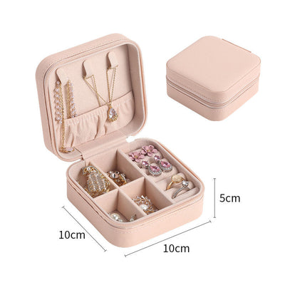 Zipper Jewelry Case-Jewelry Zipper Box Storage