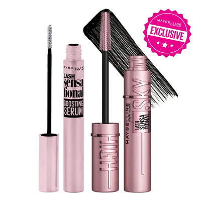 Maybelline Lash Mascara-Maybelline Lash Sensational Sky High Mascara and Lash Serum Duo